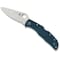 Spyderco 2024 Spyderco Reveal 6 Endela Lightweight Blue K390 Steel Plain Edge SPY-C243FPK390 - alternate 2